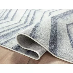 Cruz Cream 6 ft. x 9 ft. Geometric Polypropylene Area Rug by Abani -Abani Sales cream abani area rugs cru100a 6 4f 1000