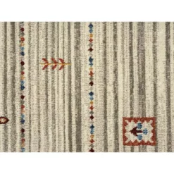 Mesa Cream 3 ft. x 5 ft. Geometric Polypropylene Area Rug by Abani -Abani Sales cream abani area rugs mes200a 3 1f 1000