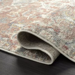 Milas Cream 6 ft. x 9 ft. Oriental Polypropylene Area Rug by Abani -Abani Sales cream abani area rugs mil140a 6 4f 1000