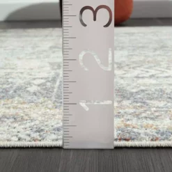 Milas Cream 5 ft. 3 ft. x 7 ft. 6 in. Oriental Polypropylene Area Rug by Abani -Abani Sales cream abani area rugs mil170a 5 44 1000