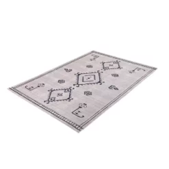 Abani Rugs Molana MOL100A Moroccan Folk Cream 7 ft. 9 in. x 10 ft. 2 in. Area Rug -Abani Sales cream abani area rugs mol100a 8 4f 1000