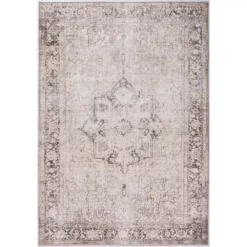 Paloma Cream 6 ft. x 9 ft. Oriental Polyester Area Rug by Abani