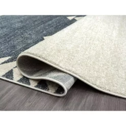 Tulum Cream 6 ft. x 9 ft. Geometric Polypropylene Area Rug by Abani -Abani Sales cream abani area rugs tul110a 6 c3 1000