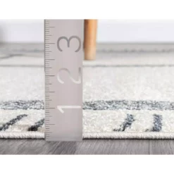 Tulum Cream 7.9 ft. x 10.2 ft. Abstract Polypropylene Area Rug by Abani -Abani Sales cream abani area rugs tul140a 8 1f 1000