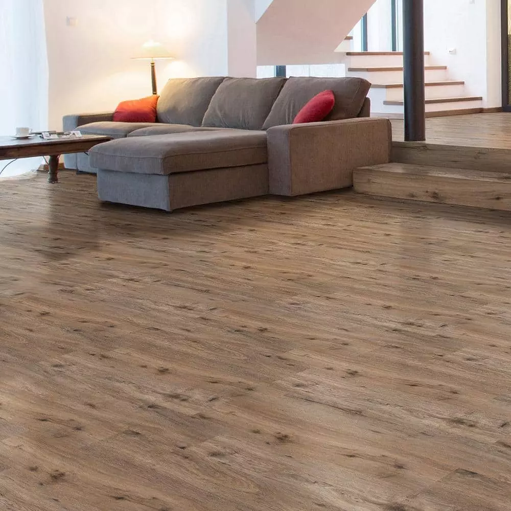 Devon Oak 0.75 in. T x 2.33 in. W x 94 in. L Luxury Vinyl Overlapping Stair Nose Molding by A&A Surfaces 6 Devon Oak 0.75 in. T x 2.33 in. W x 94 in. L Luxury Vinyl Overlapping Stair Nose Molding by A&A Surfaces - Image 4