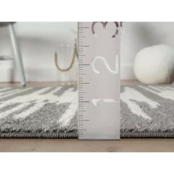 Casa Grey 4 ft. x 6 ft. Geometric Polypropylene Area Rug by Abani -Abani Sales grey abani area rugs cas270a 4 44 1000