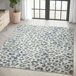 Casa Grey 7.9 ft. x 10.2 ft. Abstract Polypropylene Area Rug by Abani -Abani Sales grey abani area rugs cas310a 8 31 1000