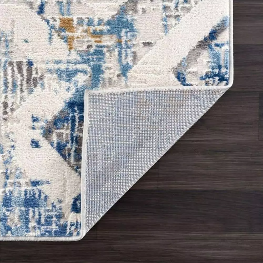Dune Grey 7.9 ft. x 10.2 ft. Geometric Polypropylene Area Rug by Abani 7 Dune Grey 7.9 ft. x 10.2 ft. Geometric Polypropylene Area Rug by Abani - Image 5