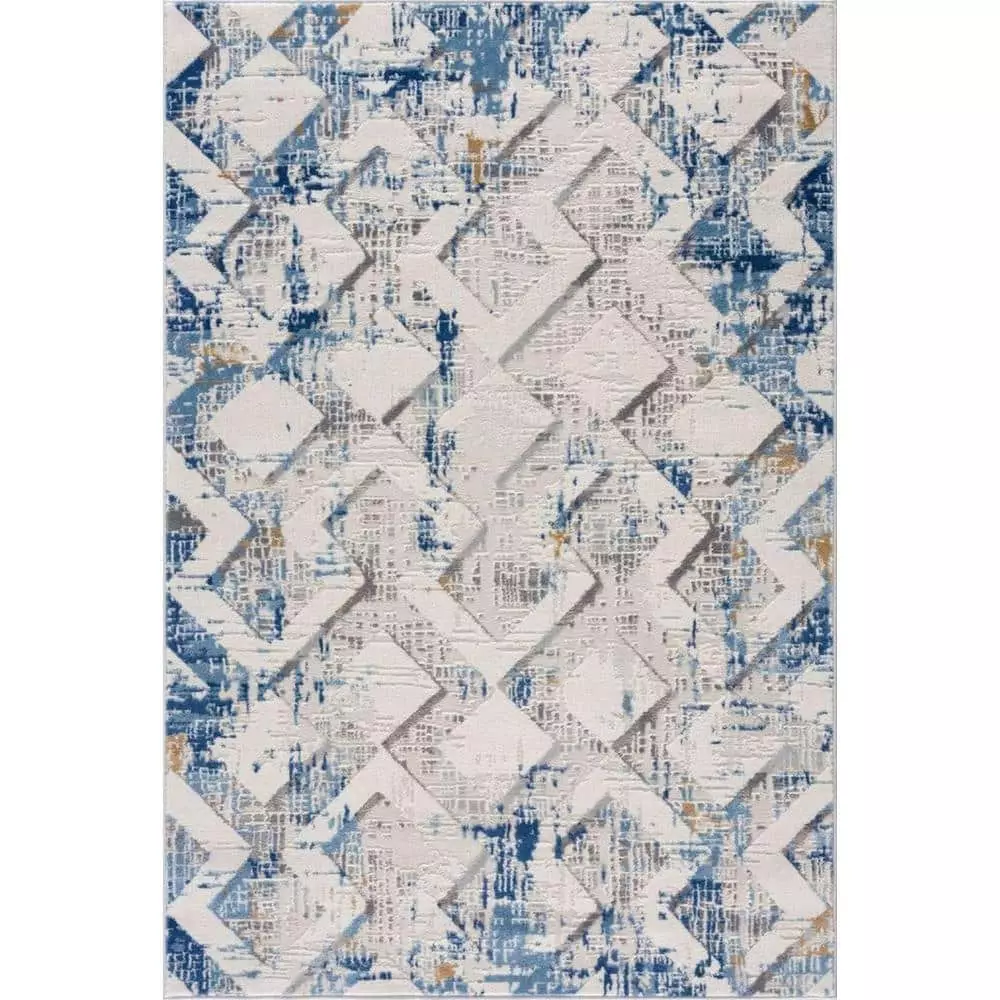 Dune Grey 7.9 ft. x 10.2 ft. Geometric Polypropylene Area Rug by Abani 3 Dune Grey 7.9 ft. x 10.2 ft. Geometric Polypropylene Area Rug by Abani