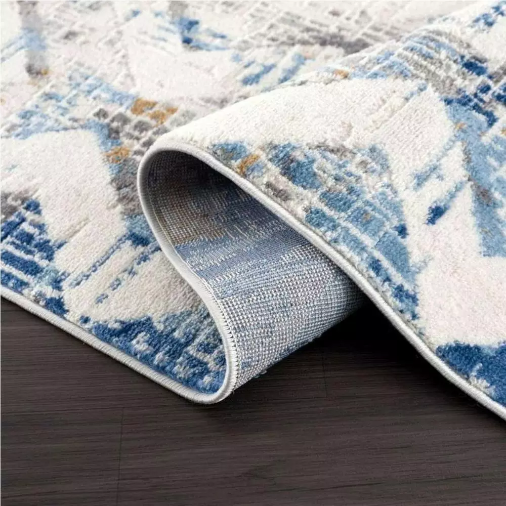 Dune Grey 7.9 ft. x 10.2 ft. Geometric Polypropylene Area Rug by Abani 6 Dune Grey 7.9 ft. x 10.2 ft. Geometric Polypropylene Area Rug by Abani - Image 4