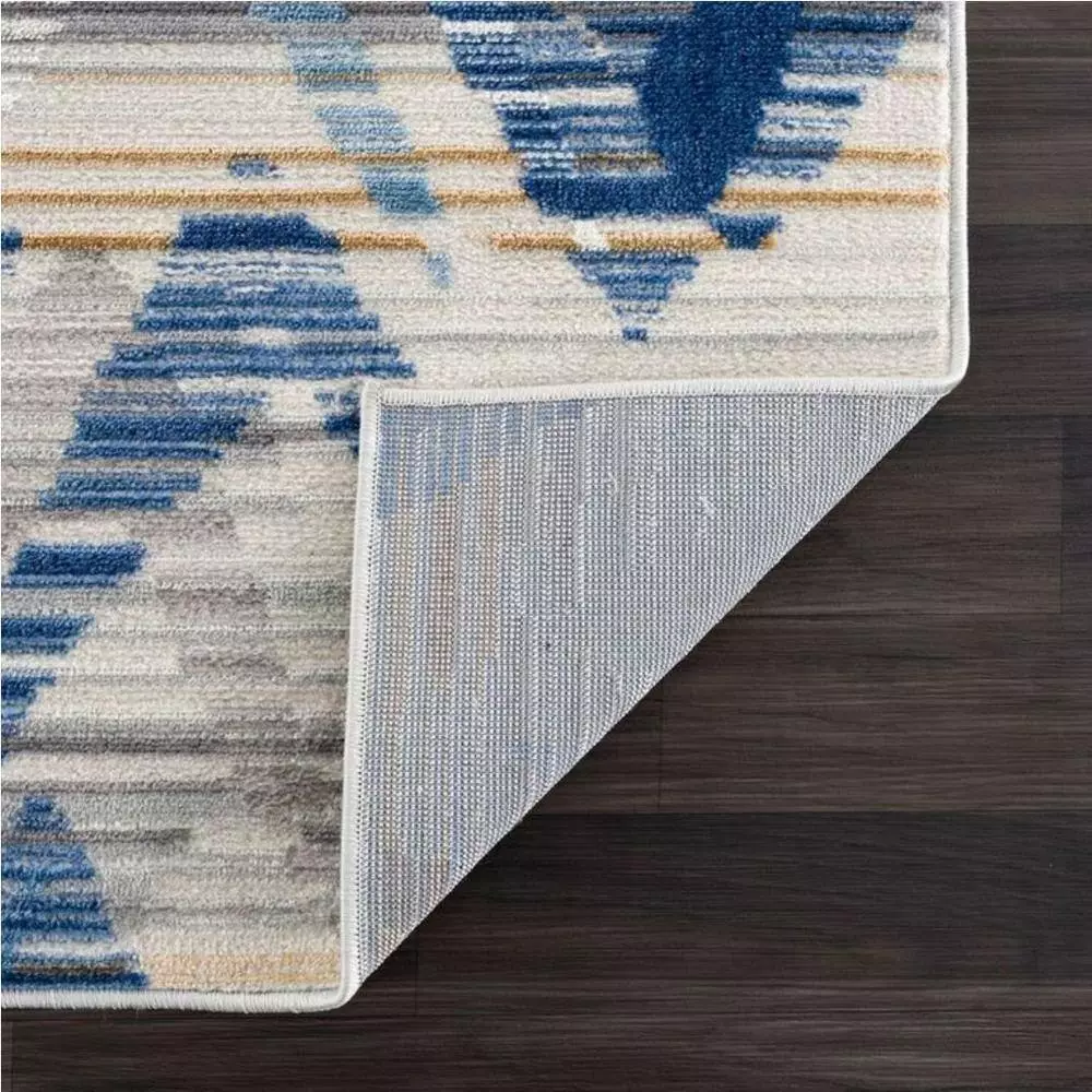 Dune Grey 6 ft. x 9 ft. Geometric Polypropylene Area Rug by Abani 7 Dune Grey 6 ft. x 9 ft. Geometric Polypropylene Area Rug by Abani - Image 5