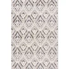 Dune Grey 5.3 ft. x 7.6 ft. Geometric Polypropylene Area Rug by Abani -Abani Sales grey abani area rugs dun200a 5 64 1000