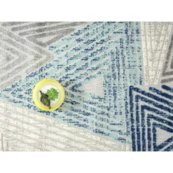 Hampton Grey 6 ft. x 9 ft. Geometric Polypropylene Area Rug by Abani -Abani Sales grey abani area rugs ham150a 6 1f 1000