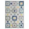 Hampton Grey 6 ft. x 9 ft. Geometric Polypropylene Area Rug by Abani -Abani Sales grey abani area rugs ham180a 6 64 1000