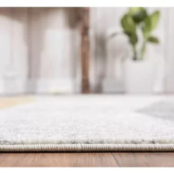 Laguna Grey 9 ft. x 12 ft. Geometric Polypropylene Area Rug by Abani -Abani Sales grey abani area rugs lag100b 9 1f 1000