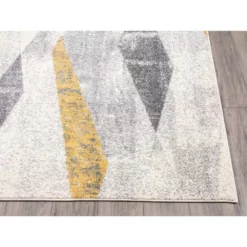 Laguna Grey 9 ft. x 12 ft. Geometric Polypropylene Area Rug by Abani -Abani Sales grey abani area rugs lag100b 9 40 1000