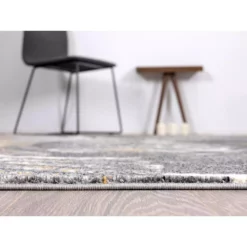 Laguna Grey 4 ft. x 6 ft. Abstract Polypropylene Area Rug by Abani -Abani Sales grey abani area rugs lag140a 4 4f 1000