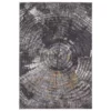 Laguna Grey 4 ft. x 6 ft. Abstract Polypropylene Area Rug by Abani