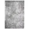 Luna Grey 6 ft. x 9 ft. Distressed Polyester Area Rug by Abani -Abani Sales grey abani area rugs lun110a 6 64 1000