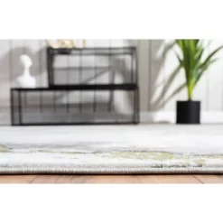 Luna Grey 9 ft. x 12 ft. Abstract Polyester Area Rug by Abani -Abani Sales grey abani area rugs lun170a 9 4f 1000