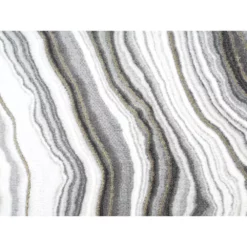 Luna Grey 7.9 ft. x 10.2 ft. Abstract Polyester Area Rug by Abani -Abani Sales grey abani area rugs lun220a 8 1f 1000