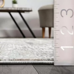 Luna Grey 4 ft. x 6 ft. Abstract Polyester Area Rug by Abani 13 Luna Grey 4 ft. x 6 ft. Abstract Polyester Area Rug by Abani -Abani Sales grey abani area rugs lun240a 4 4f 1000