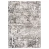 Luna Grey 4 ft. x 6 ft. Abstract Polyester Area Rug by Abani -Abani Sales grey abani area rugs lun240a 4 64 1000