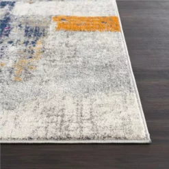 Malibu Grey 4 ft. x 6 ft. Abstract Polypropylene Area Rug by Abani -Abani Sales grey abani area rugs mal110a 4 40 1000