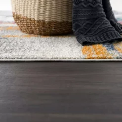 Malibu Grey 4 ft. x 6 ft. Abstract Polypropylene Area Rug by Abani -Abani Sales grey abani area rugs mal110a 4 44 1000