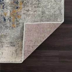 Malibu Grey 4 ft. x 6 ft. Abstract Polypropylene Area Rug by Abani -Abani Sales grey abani area rugs mal110a 4 4f 1000
