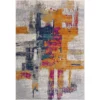 Malibu Grey 4 ft. x 6 ft. Abstract Polypropylene Area Rug by Abani -Abani Sales grey abani area rugs mal110a 4 64 1000