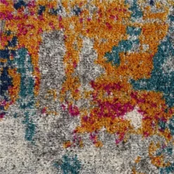 Malibu Grey 4 ft. x 6 ft. Abstract Polypropylene Area Rug by Abani 15 Malibu Grey 4 ft. x 6 ft. Abstract Polypropylene Area Rug by Abani -Abani Sales grey abani area rugs mal140a 4 1f 1000