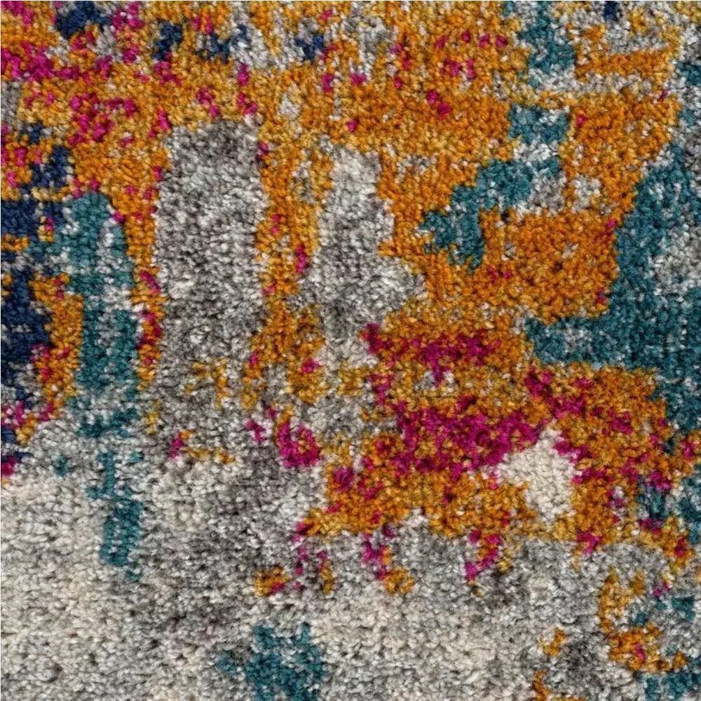 Malibu Grey 4 ft. x 6 ft. Abstract Polypropylene Area Rug by Abani 8 Malibu Grey 4 ft. x 6 ft. Abstract Polypropylene Area Rug by Abani - Image 6