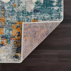 Malibu Grey 4 ft. x 6 ft. Abstract Polypropylene Area Rug by Abani 14 Malibu Grey 4 ft. x 6 ft. Abstract Polypropylene Area Rug by Abani -Abani Sales grey abani area rugs mal140a 4 4f 1000