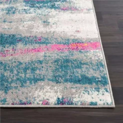 Malibu Grey 4 ft. x 6 ft. Striped Polypropylene Area Rug by Abani -Abani Sales grey abani area rugs mal170a 4 40 1000
