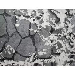 Nova Grey 6 ft. x 9 ft. Abstract Polyester Area Rug by Abani -Abani Sales grey abani area rugs nov100a 6 4f 1000