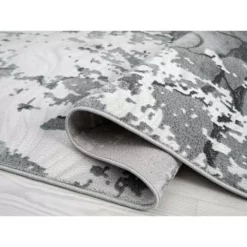 Nova Grey 6 ft. x 9 ft. Abstract Polyester Area Rug by Abani -Abani Sales grey abani area rugs nov100a 6 c3 1000