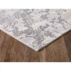 Nova Grey 5.3 ft. x 7.6 ft. Abstract Polyester Area Rug by Abani -Abani Sales grey abani area rugs nov130a 5 c3 1000