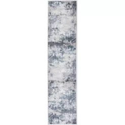 Paloma Grey 2 ft. x 5 ft. Abstract Polyester Area Rug by Abani 15 Paloma Grey 2 ft. x 5 ft. Abstract Polyester Area Rug by Abani -Abani Sales grey abani area rugs pal240a 25 1f 1000