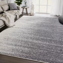 Quartz Grey 5 ft. 3 ft. x 7 ft. 6 in. Abstract Polypropylene Area Rug by Abani 15 Quartz Grey 5 ft. 3 ft. x 7 ft. 6 in. Abstract Polypropylene Area Rug by Abani -Abani Sales grey abani area rugs qrz120a 5 31 1000
