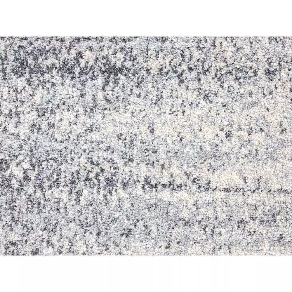 Quartz Grey 5 ft. 3 ft. x 7 ft. 6 in. Abstract Polypropylene Area Rug by Abani 6 Quartz Grey 5 ft. 3 ft. x 7 ft. 6 in. Abstract Polypropylene Area Rug by Abani - Image 4