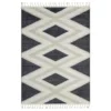 Tulum Grey 5.3 ft. x 7.6 ft. Abstract Polypropylene Area Rug by Abani -Abani Sales grey abani area rugs tul130a 5 64 1000