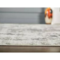 Urbana Grey 3 ft. x 5 ft. Distressed Polypropylene Area Rug by Abani -Abani Sales grey abani area rugs urb100a 3 1f 1000