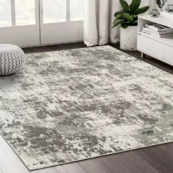 Urbana Grey 3 ft. x 5 ft. Distressed Polypropylene Area Rug by Abani -Abani Sales grey abani area rugs urb100a 3 31 1000