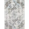 Urbana Grey 3 ft. x 5 ft. Distressed Polypropylene Area Rug by Abani