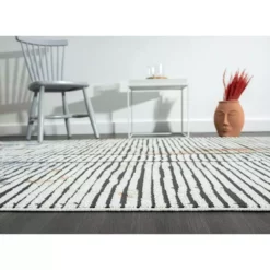 Venus Grey 6 ft. x 9 ft. Abstract Polypropylene Area Rug by Abani 16 Venus Grey 6 ft. x 9 ft. Abstract Polypropylene Area Rug by Abani -Abani Sales grey abani area rugs vns140a 6 44 1000