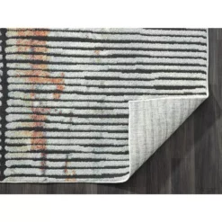 Venus Grey 6 ft. x 9 ft. Abstract Polypropylene Area Rug by Abani 17 Venus Grey 6 ft. x 9 ft. Abstract Polypropylene Area Rug by Abani -Abani Sales grey abani area rugs vns140a 6 fa 1000