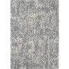 Vista Grey 5.3 ft. x 7.6 ft. Geometric Polyester Area Rug by Abani -Abani Sales grey abani area rugs vst110a 5 64 1000