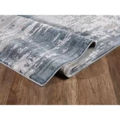 Vista Grey 7.9 ft. x 10.2 ft. Abstract Polyester Area Rug by Abani -Abani Sales grey abani area rugs vst130b 8 4f 1000