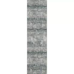 Vista Grey 2 ft. x 8 ft. Abstract Polyester Area Rug by Abani -Abani Sales grey abani area rugs vst170a 28 44 1000